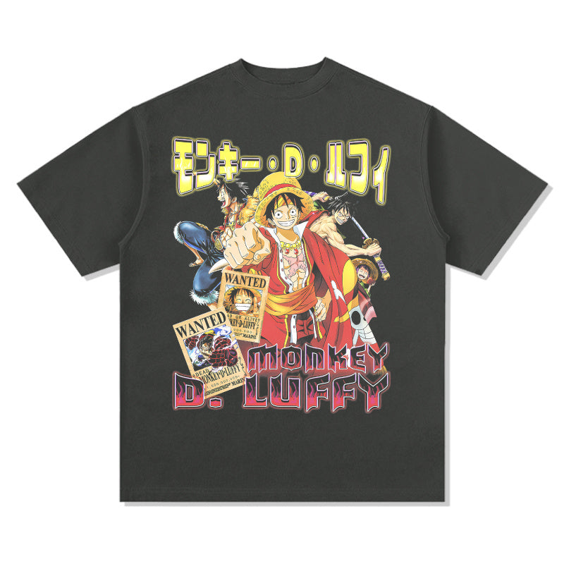 LUFFY WANTED V2 TEE