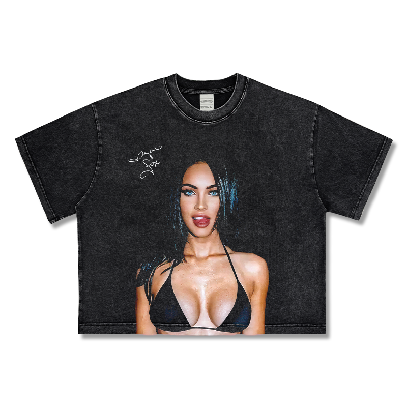 MEGAN FOX CROP TEE