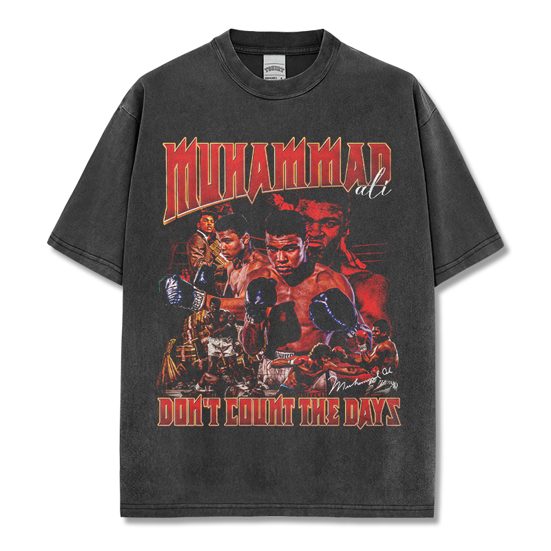 MUHAMMED ALI VINTAGE RED TEE