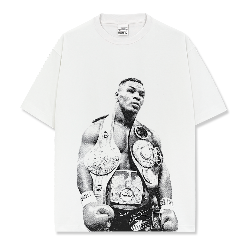 TYSON CHAMP BLACK/GREY TEE