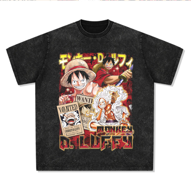 WANTED LUFFY TEE
