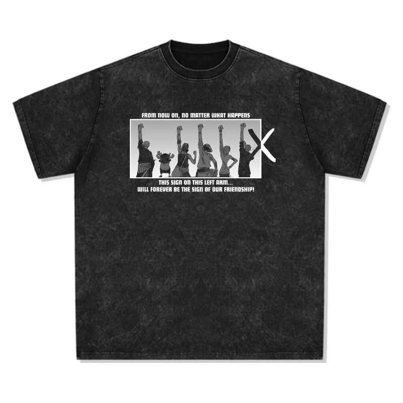 ONE PIECE MARK OF FRIENDSHIP TEE