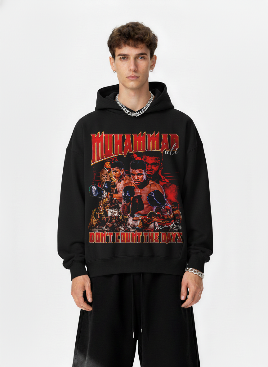 ALI VINTAGE RED HOODIE