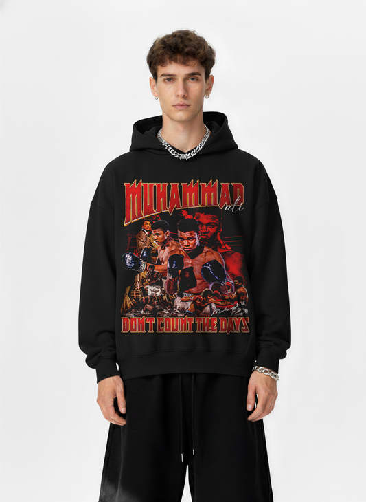 ALI VINTAGE RED HOODIE