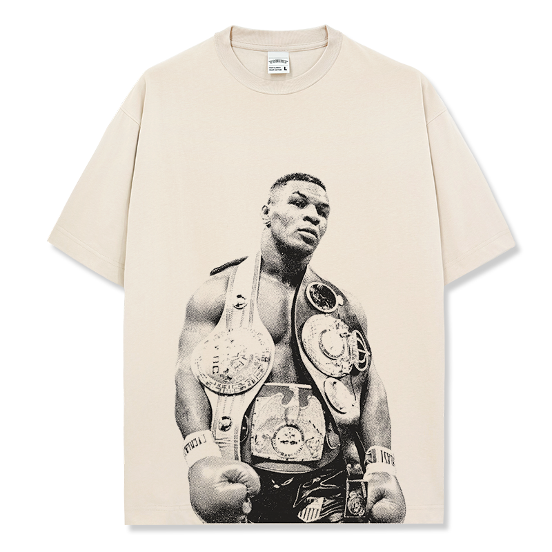 TYSON CHAMP BLACK/GREY TEE