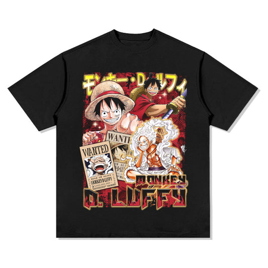 WANTED LUFFY TEE