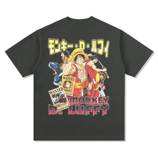 LUFFY WANTED V2 TEE