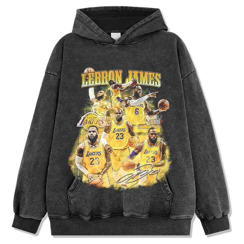 BRON VINTAGE LAKERS HOODIE