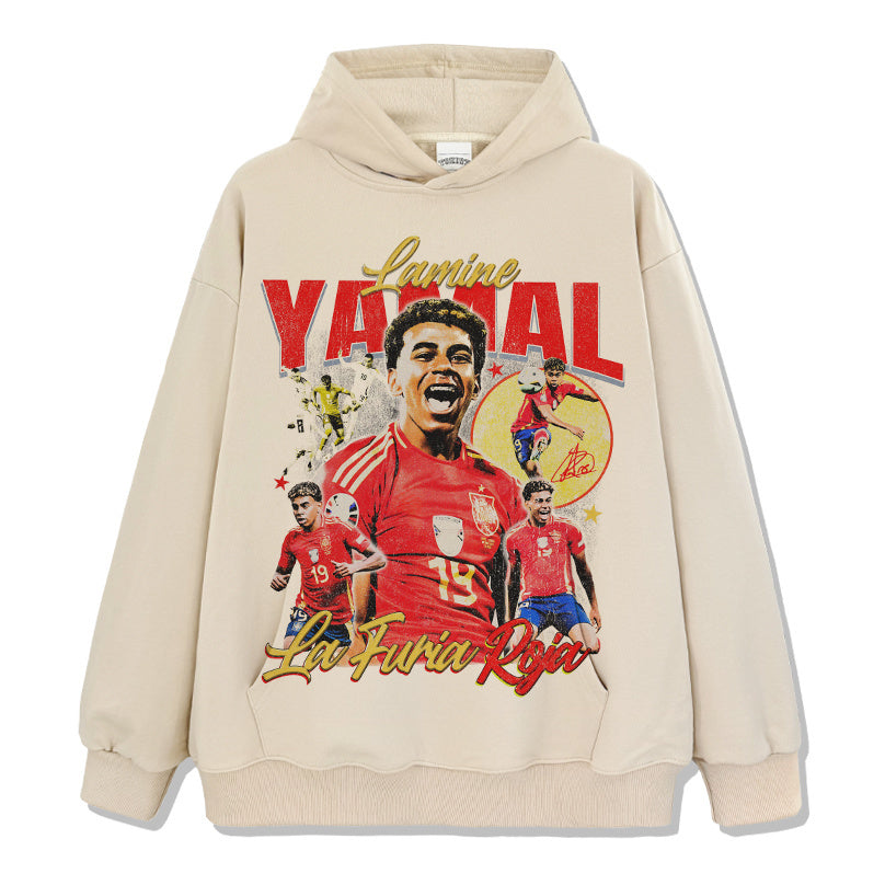 LAMINE ROJA HOODIE