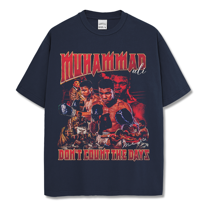 MUHAMMED ALI VINTAGE RED TEE